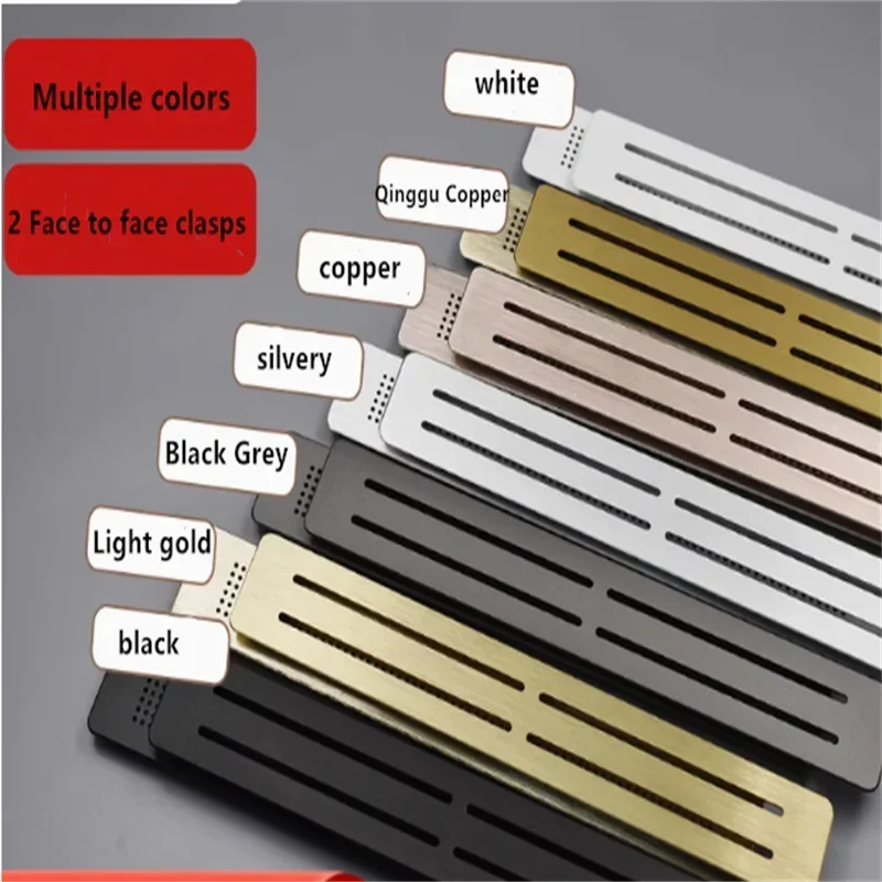 Ventilation Grille Aluminum - アルミ製ベントグリルカバー,長方形,正方形,プレミアム,ベンチレーター,エアコン,クローゼット,靴キャビネット,60mm