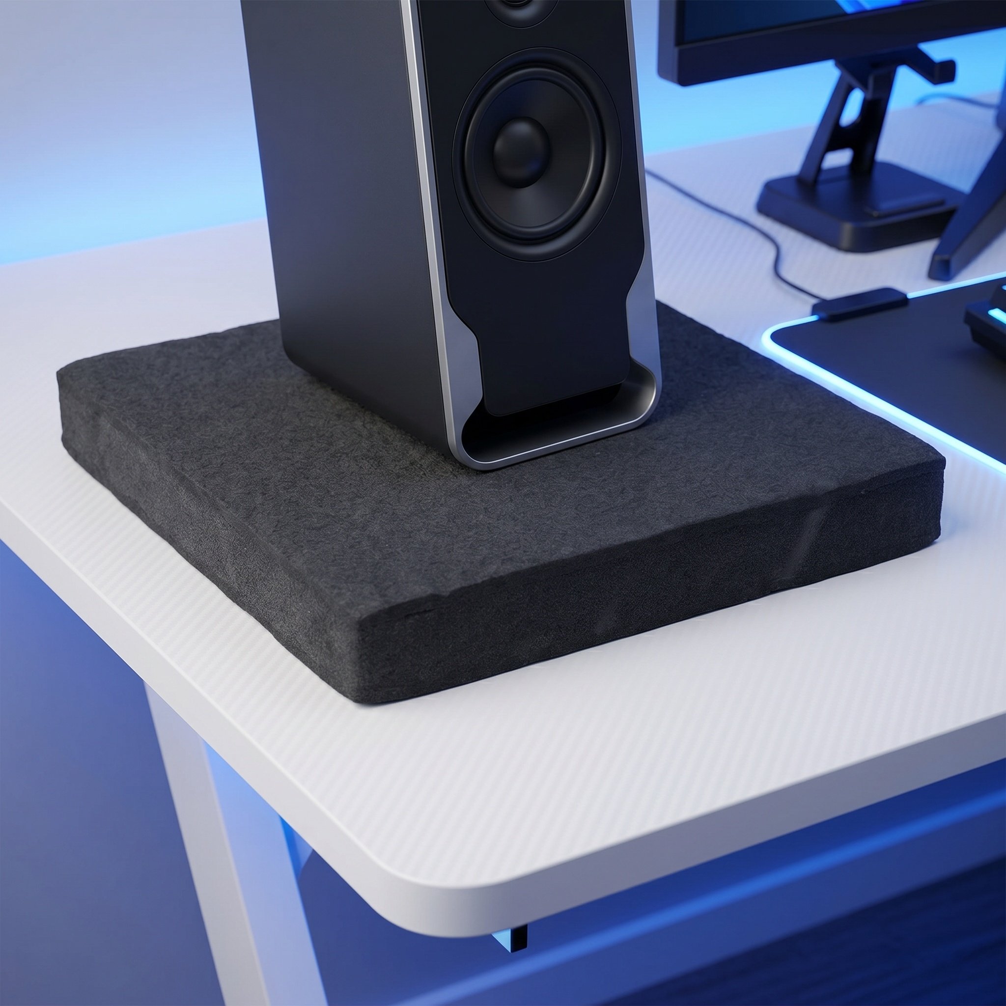 Subwoofer - サブウーファー用防振マット、吸音マット、防音マット、振動吸収マット、オーディオ用防振プラットフォーム、家庭用