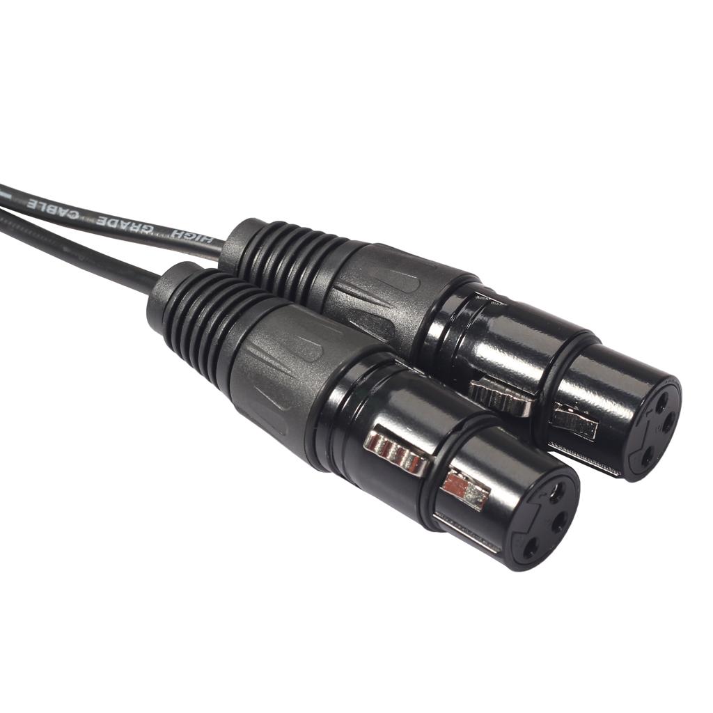Rca Cable - 高音質XLR-RCAオーディオケーブルアダプター、1.5m、耐久性に優れた合金製、ホームシアターやDJ機器用。