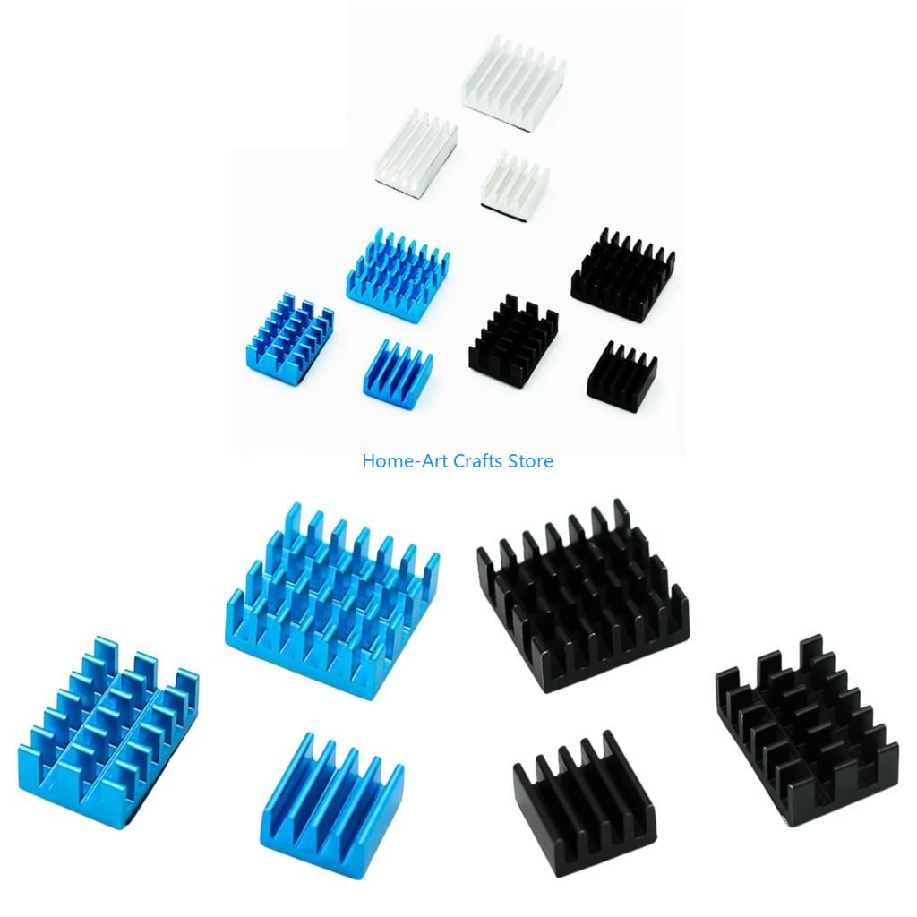 Heatsink Aluminum - Y3NA 3 ピース ヒートシンク部品 リブ付きアルミニウム シングルボード