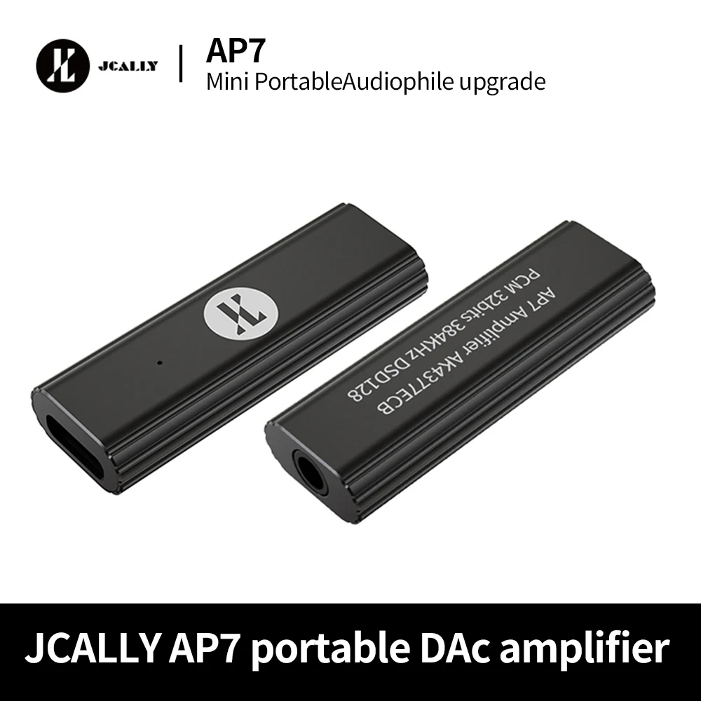 Headphone Amplifier - JCALLY AP7 ポータブル DAC アンプ -