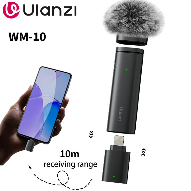 Microphone Capsule - Ulanzi WM-10 Wireles ラベリアマイク 1 対