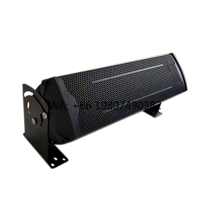 Speaker Wire - 180W デュアル4.5インチ アルミ製防水ミニカラムスピーカー XLR有線ステレオ屋外ステージオーディオシステム