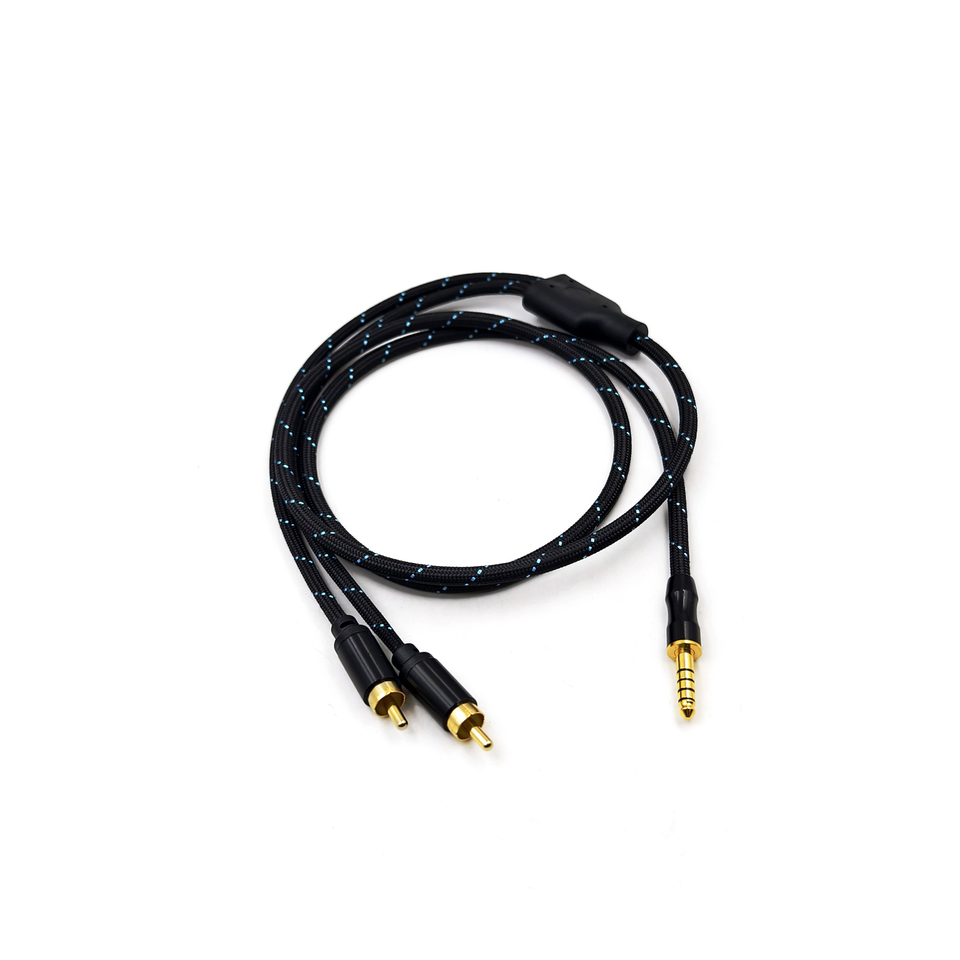 Rca Cable - 4.4mm - RCAケーブル、2RCA - AUXケーブル、3.5mmアダプター、ステレオOCC金メッキバランスオーディオアップグレードケーブル