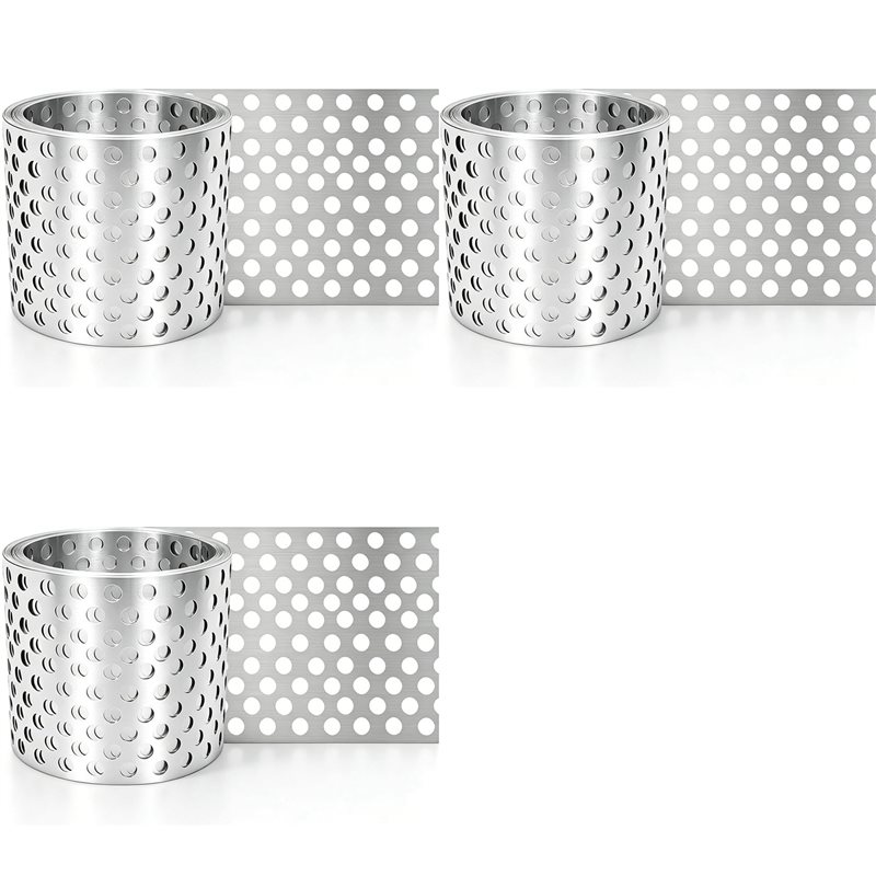 Ventilation Grille Aluminum - ABUG製、7メートル長のアルミ製軒下格子3枚セット。アルミ製で、鳥よけ格子、換気格子としても使用可能。