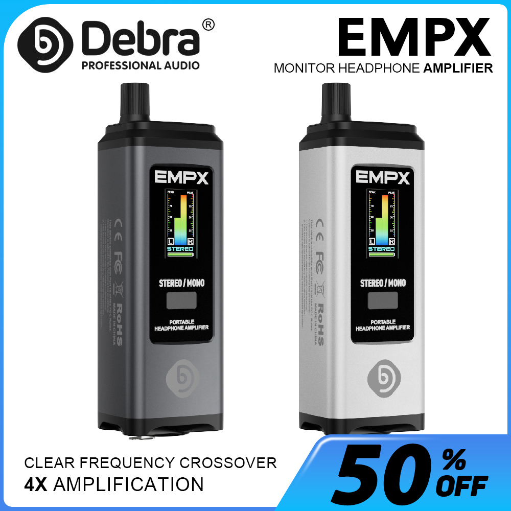 Headphone Amplifier - Debra EMPX プロフェッショナルグレードOTGステレオヘッドホンアンプ、モノラル/ステレオ切り替え機能、内蔵ヘッドホンアンプチップ