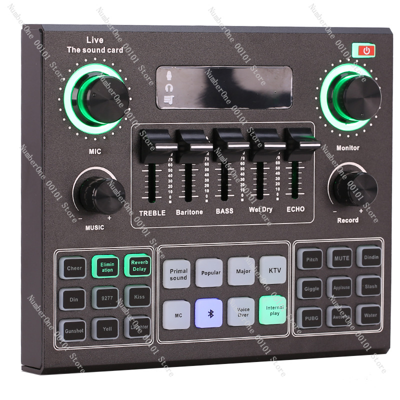 Usb Sound Card - V9サウンドカードマイクセットUSBサウンドカードライブK歌コンピュータ携帯電話V8アップグレード版