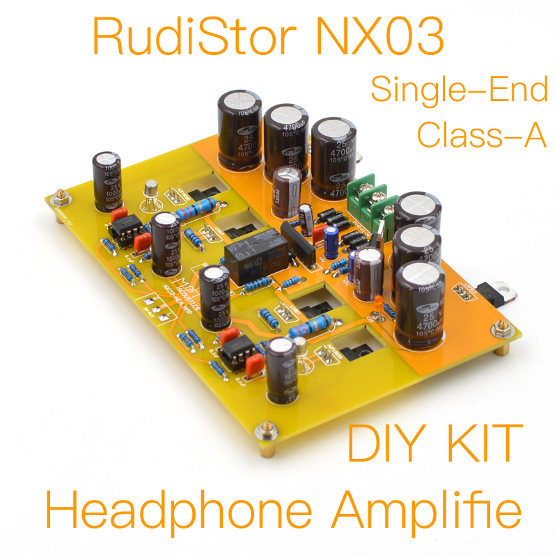 Diy Headphone - Mofi-rudistor nx03シングルエンドヘッドフォンSamplefie-diyキットと完成ボード