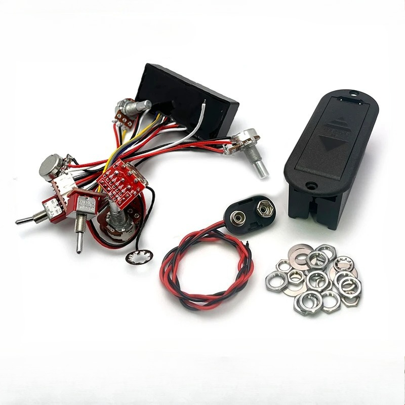 Passive Preamp - ホットセール 3バンド アクティブ/パッシブ切替式 プレワイヤード ベースプリアンプ EQ回路