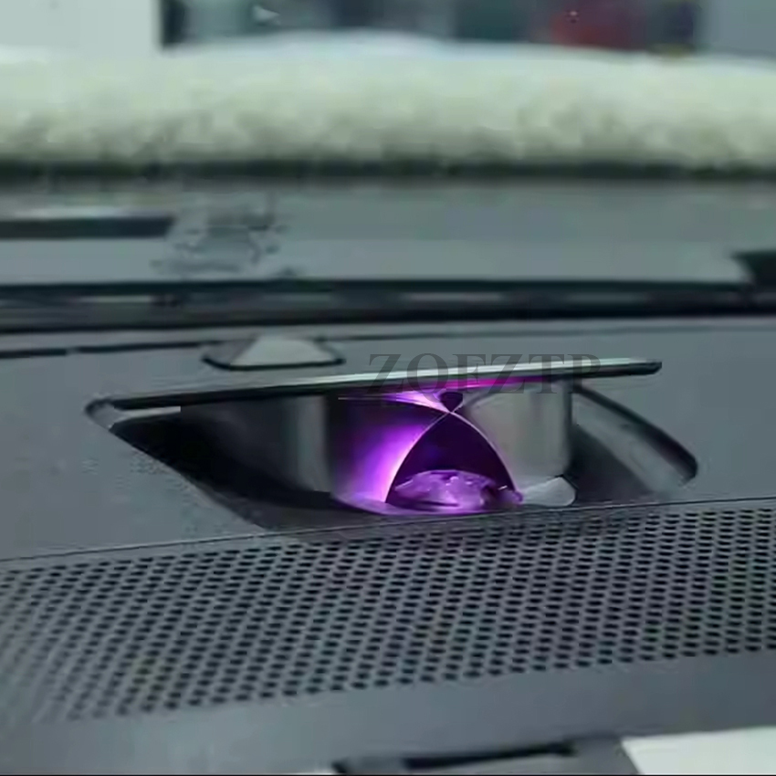 Speaker Driver - フォード マスタング 2015–2022 センターダッシュボードリフティングスピーカー アンビエント照明付き インテリアスピーカーアクセサリー