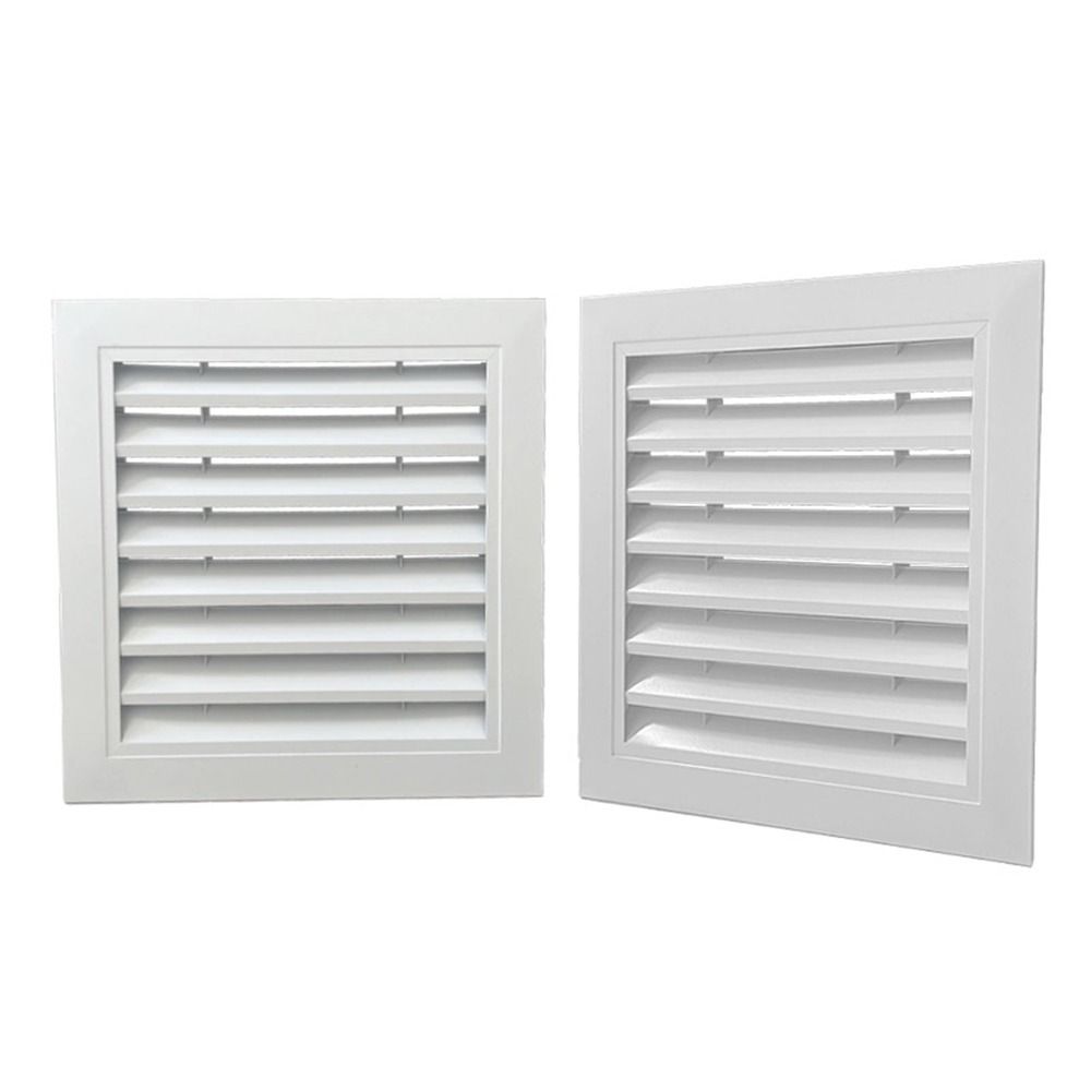 Ventilation Grille Aluminum - 新しいアルミ合金製エアベントグリル、白い正方形の切妻型換気グリル、住宅用