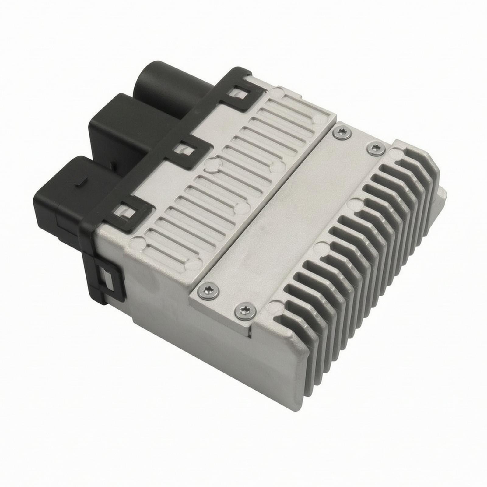 Heatsink Aluminum - アルミニウム製ヒートシンク付きエンジンファン制御モジュール。12V冷却ファンレギュレーター。ラジエーターの過熱防止用。交換用。