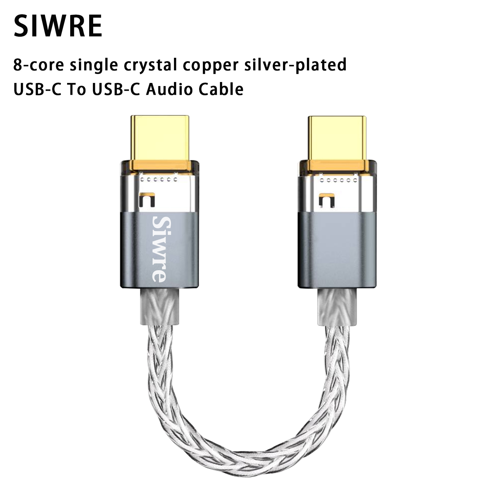 Headphone Amplifier - SIWRE OT1 Type-c から Type-c オーディオケーブル、ドングル