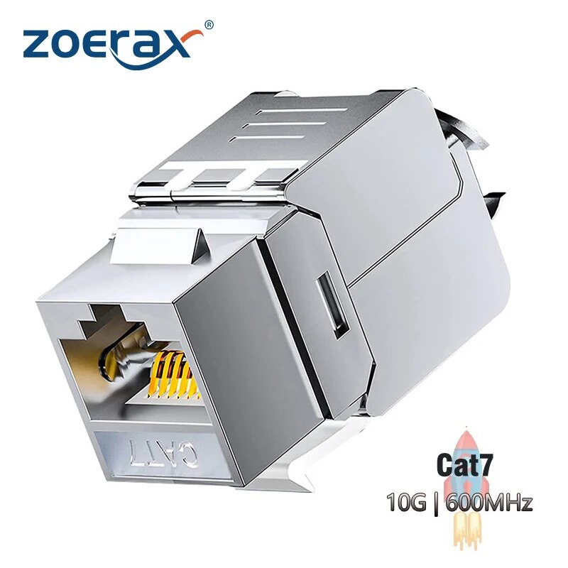 Rj45 Jack - ZOERAX Cat6a Cat7 キーストーン ジャック Cat7