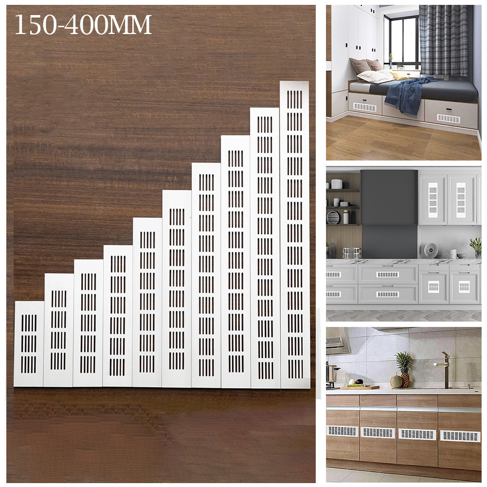 60 ミリメートルアルミ長方形キャビネットワードローブエアベ - Ventilation Grille Aluminum のレビューと価格