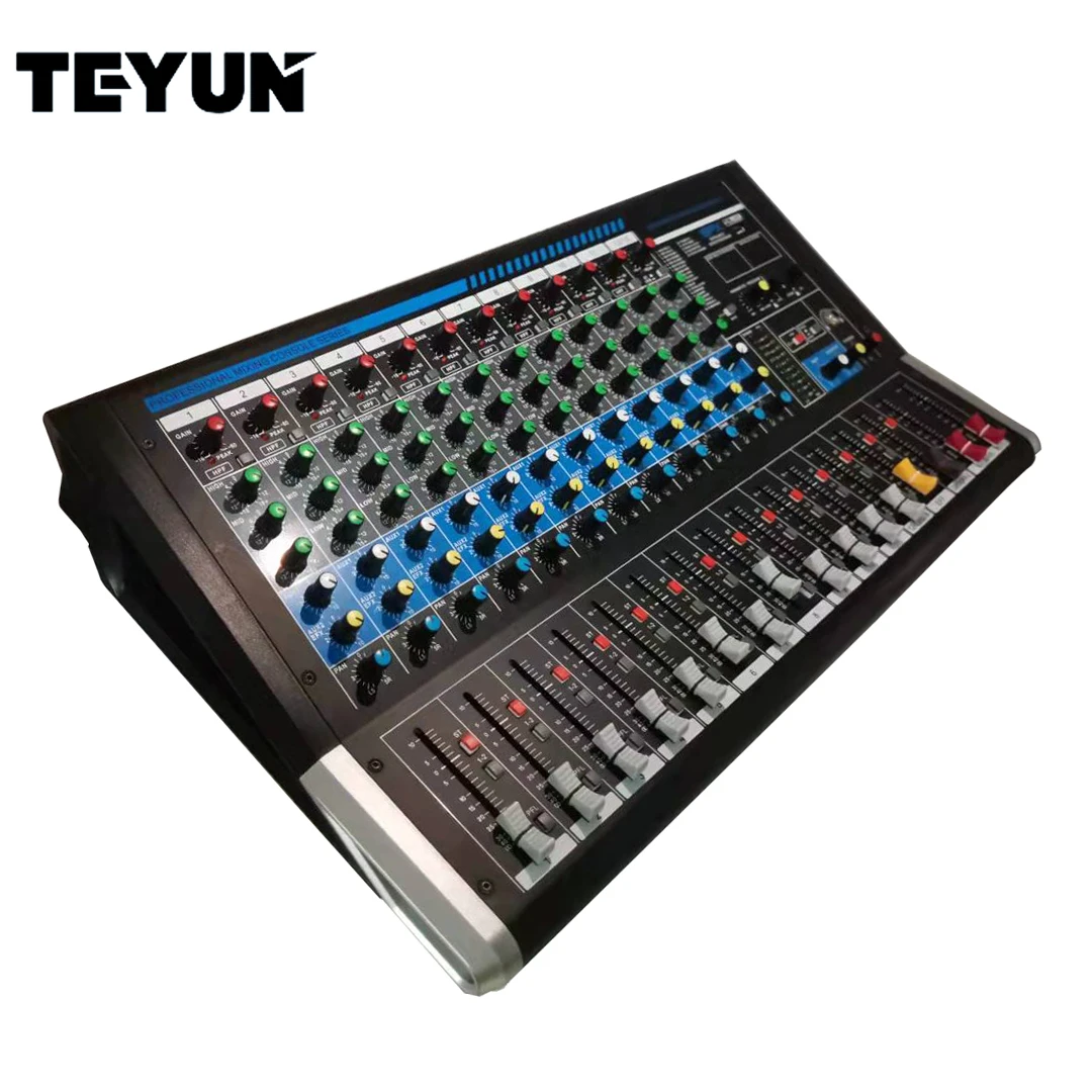TEYUN E12 大型プロフェッショナル12チャンネルサウ - Audio Interface のレビューと価格