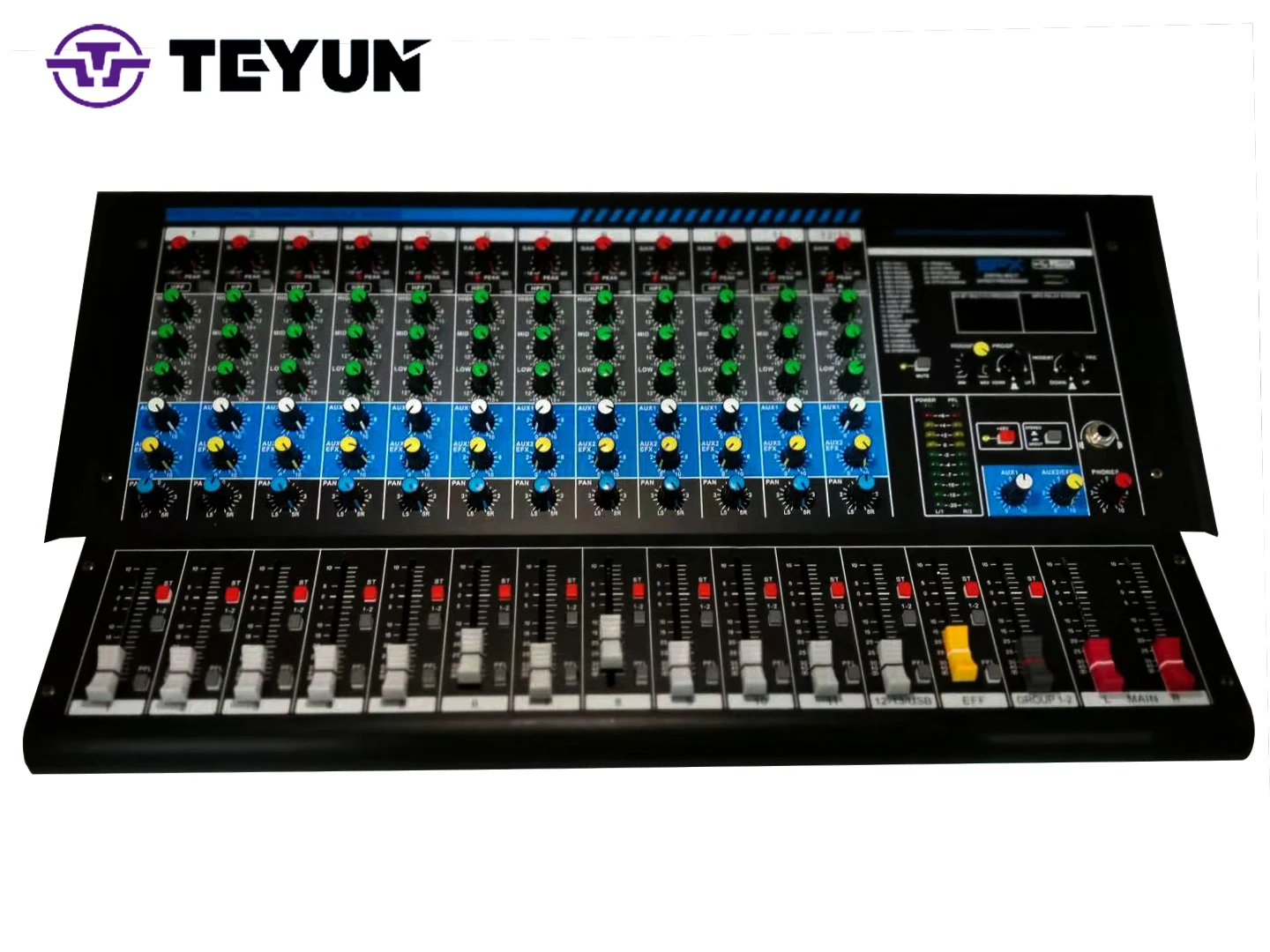 TEYUN E12 大型プロフェッショナル12チャンネルサウ - Audio Interface のレビューと価格