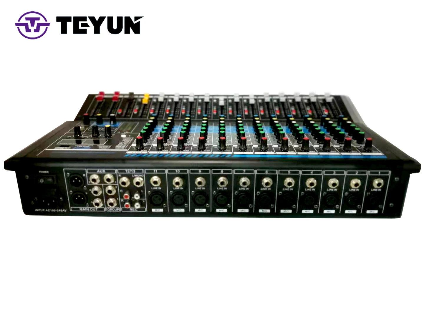 TEYUN E12 大型プロフェッショナル12チャンネルサウ - Audio Interface のレビューと価格