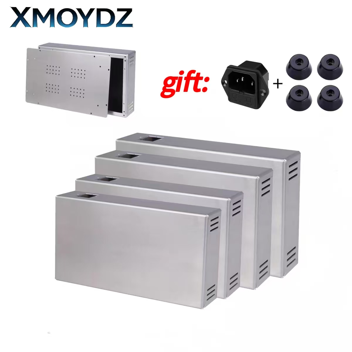 全アルミニウム製真空管アンプシャーシ EL34 386x30 - Speaker Enclosure のレビューと価格