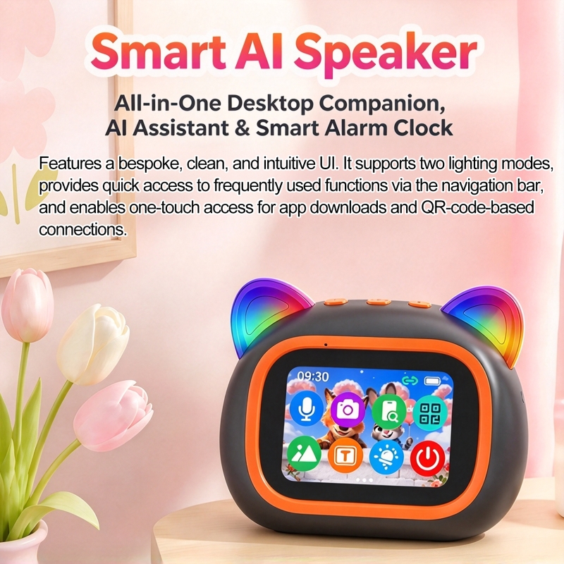 AIスマートスピーカー 4.0インチHD TFTディスプレイ - Full Range Speaker のレビューと価格