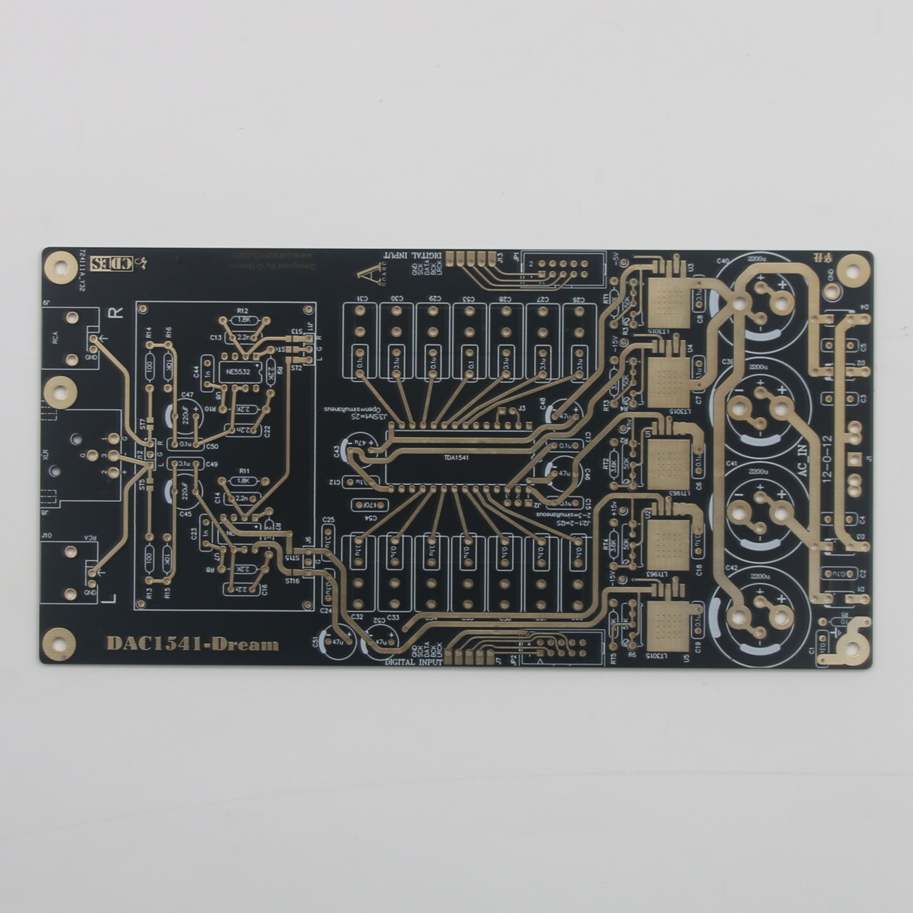 HiFi 1PC TDA1541 ステレオオーディオデコーダ - Dac Board のレビューと価格