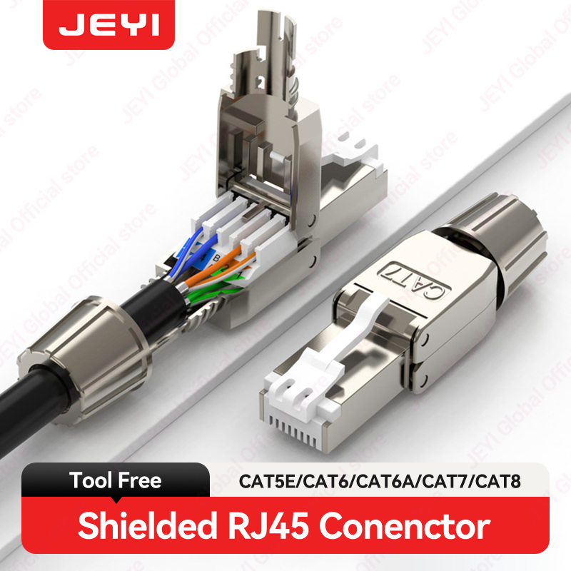 JEYI CAT7 6A RJ45 コネクタ 8P8C ST - Rj45 Jack のレビューと価格