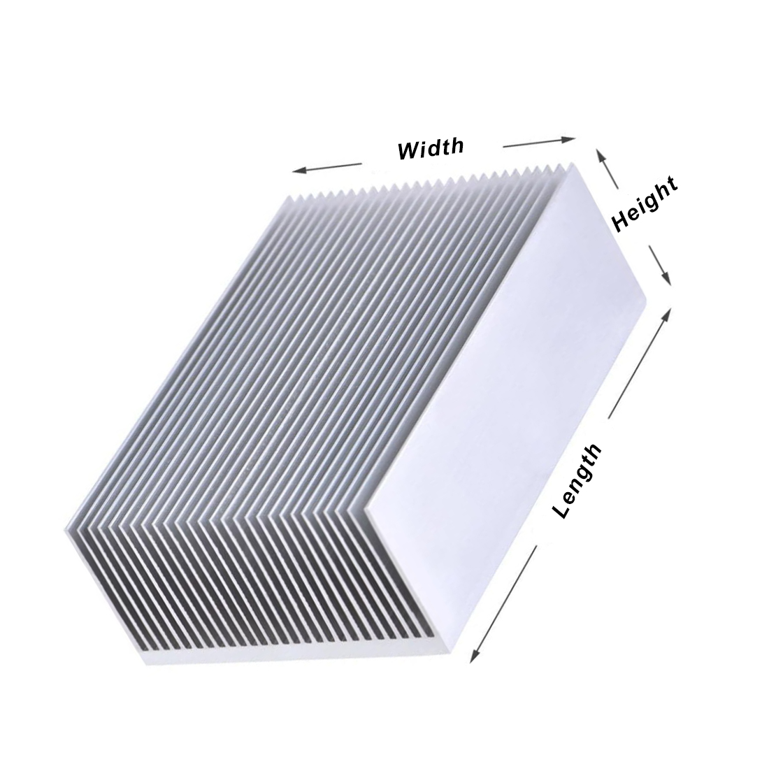 DIY クーラー アルミ製ヒートシンク グリル形状 ラジエー - Heatsink Aluminum のレビューと価格