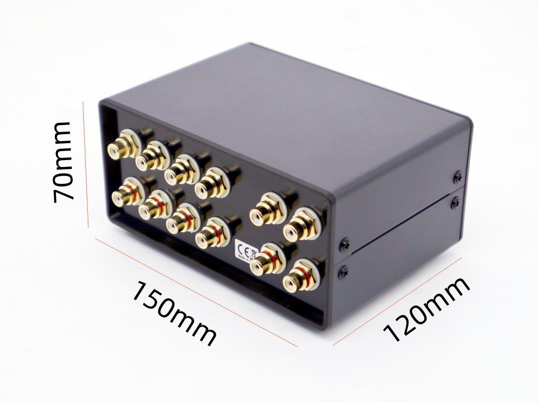 パッシブプレオーディオ入力出力選択2セットのrca入力変換4 - Passive Preamp のレビューと価格