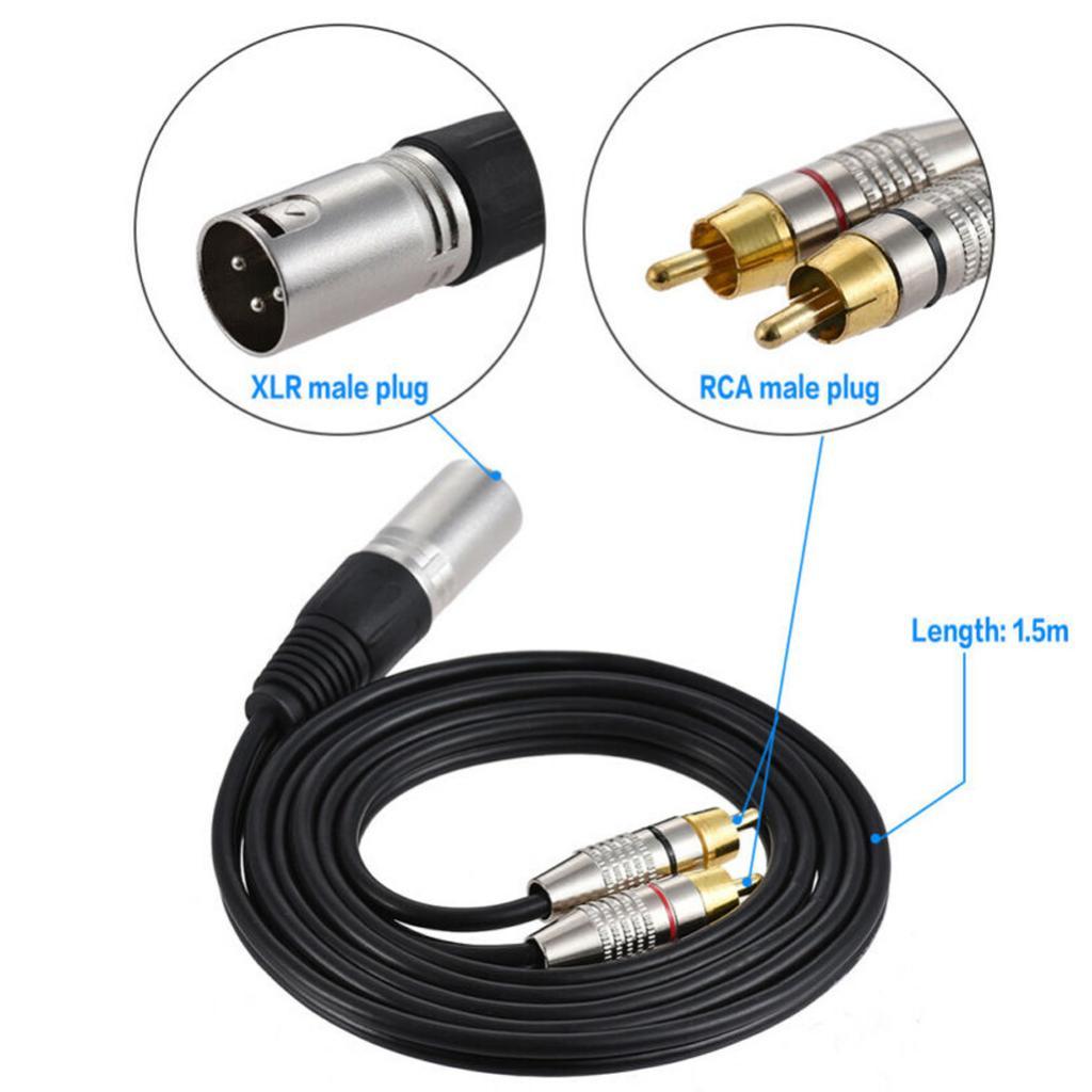 XLRオーディオ分配ケーブル、RCAデュアルオスコネクター、 - Rca Cable のレビューと価格