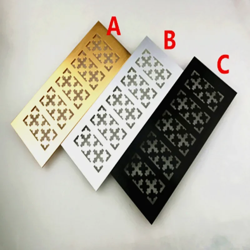 幅広の陽極酸化アルミニウム製通気口,クローゼット用換気グリル - Ventilation Grille Aluminum のレビューと価格