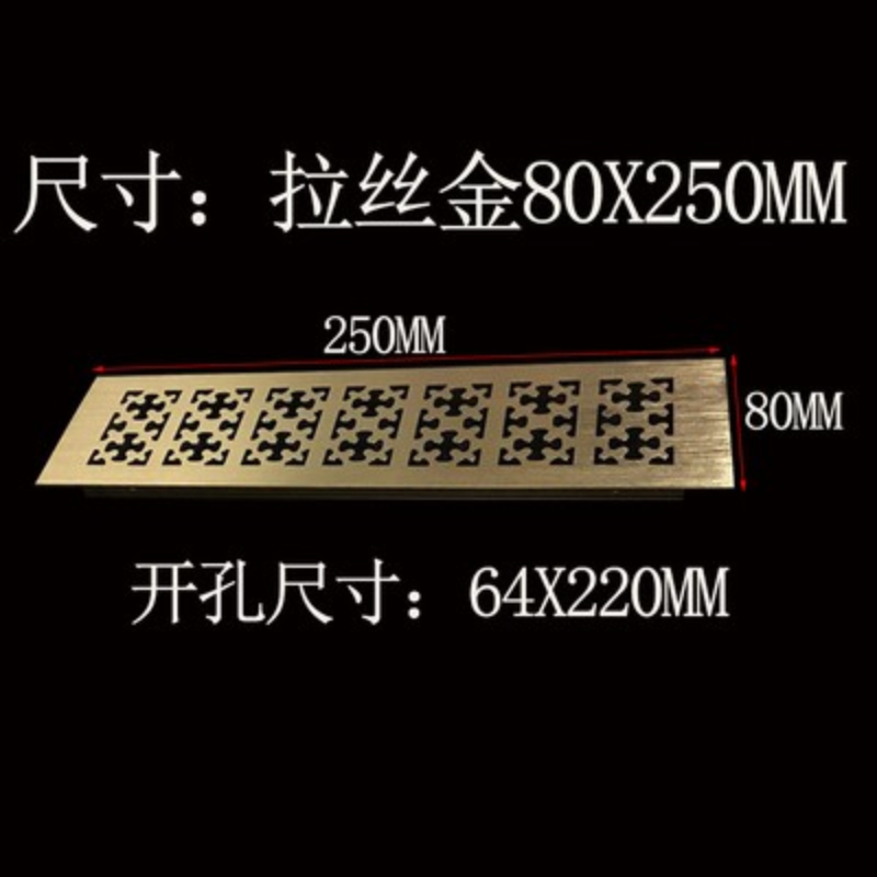 幅広の陽極酸化アルミニウム製通気口,クローゼット用換気グリル - Ventilation Grille Aluminum のレビューと価格