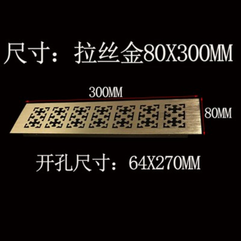 幅広の陽極酸化アルミニウム製通気口,クローゼット用換気グリル - Ventilation Grille Aluminum のレビューと価格