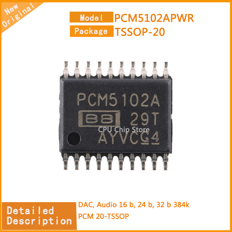 5 ピース/ロット新しいオリジナル PCM5102APWR  - Pcm5102 のレビューと価格