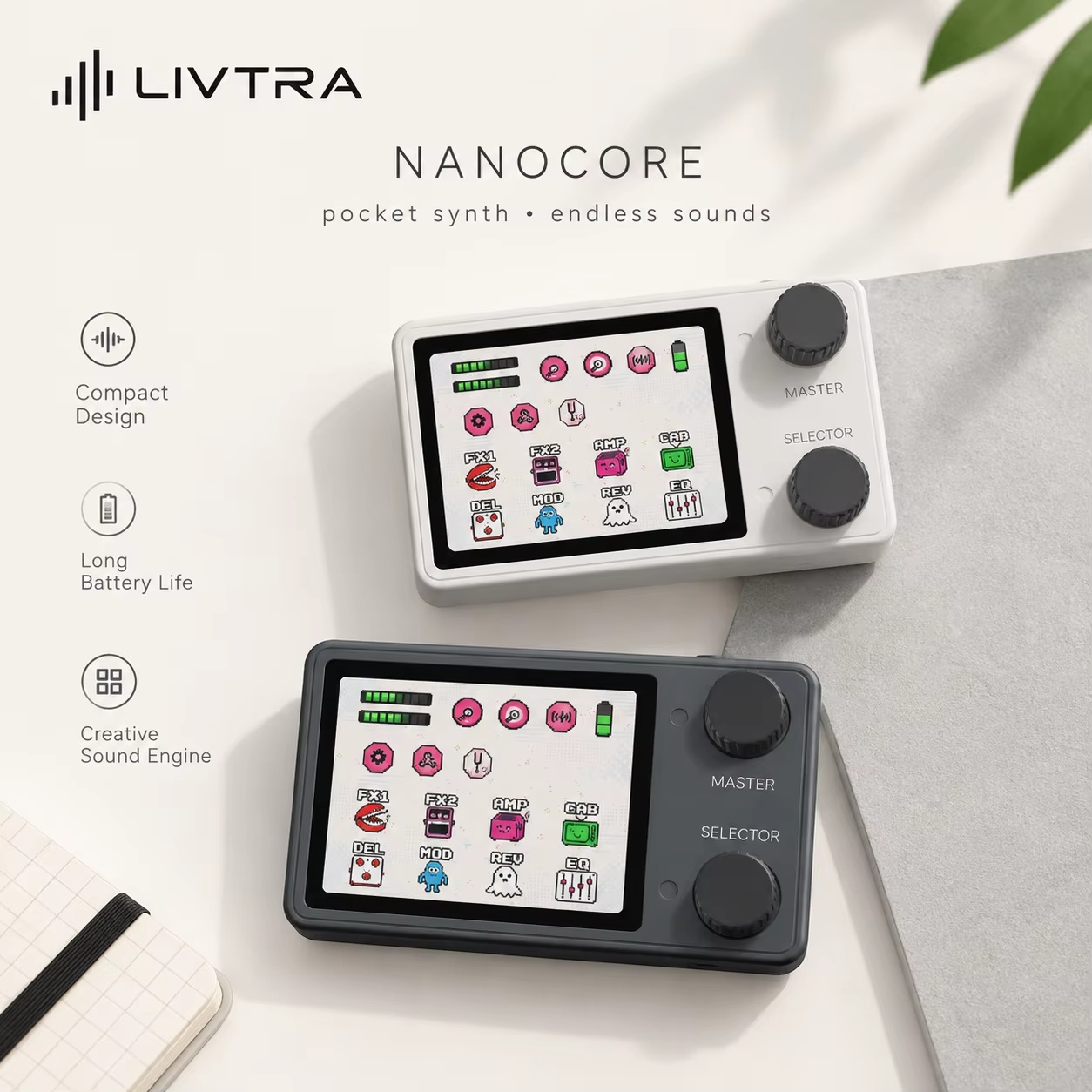 新発売のLivtra Nanocore Miniギター用マル - Audio Interface のレビューと価格
