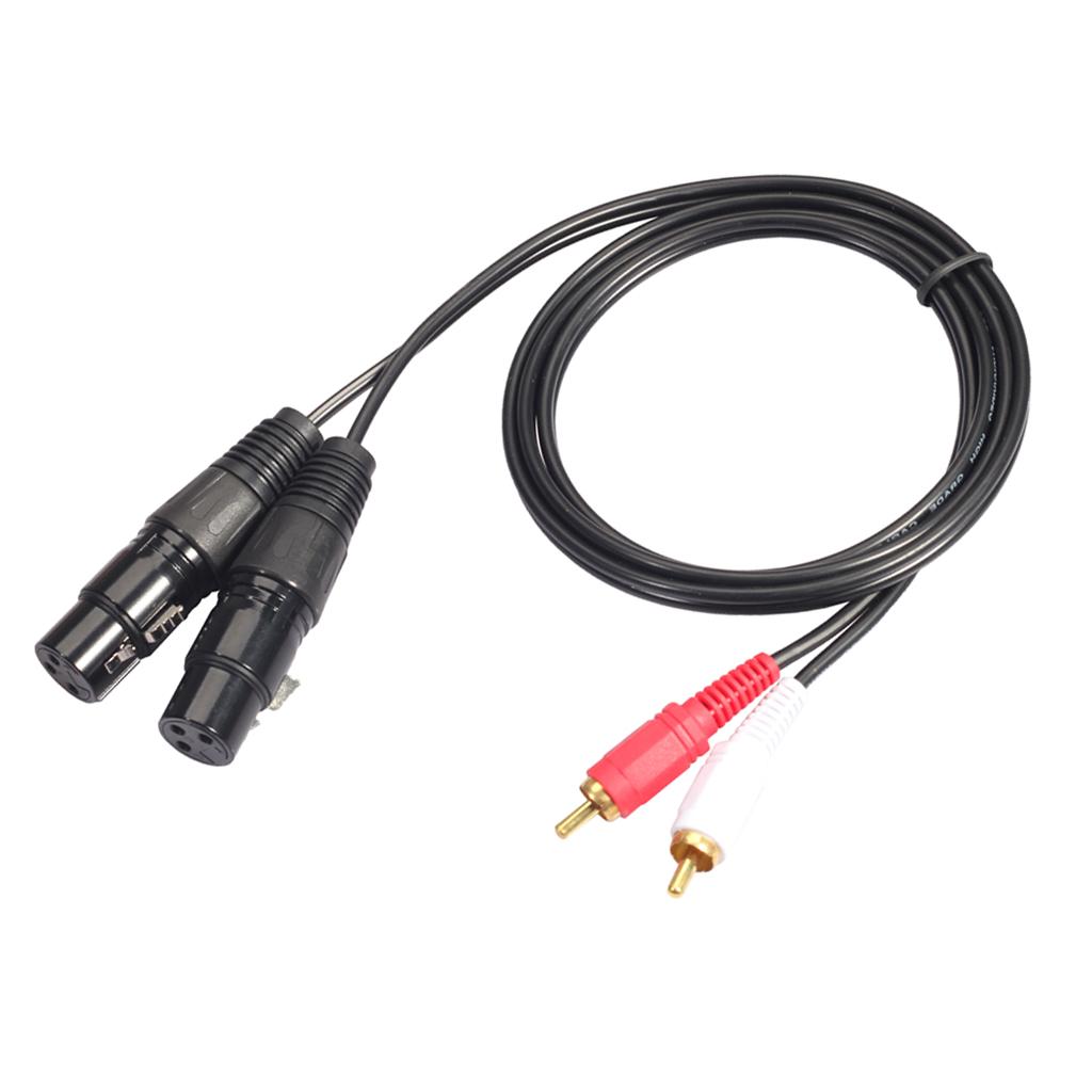 高音質XLR-RCAオーディオケーブルアダプター、1.5m、 - Rca Cable のレビューと価格