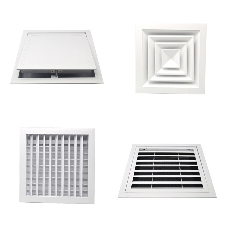 ホワイトエアベントグリルアルミ合金エアグリル空気供給リターン - Ventilation Grille Aluminum のレビューと価格