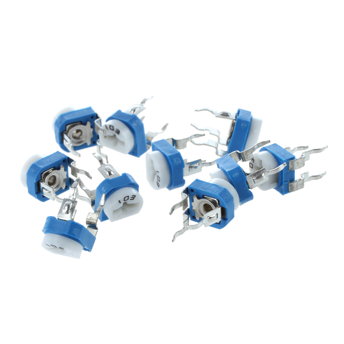 AA80 10X 6mm 10k オーム水平ポット可変セラミ - Potentiometer 10K のレビューと価格
