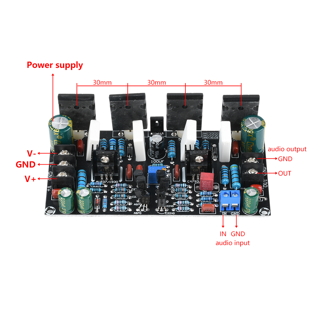 200Wアンプボード DC 20V-90V デュアル電圧 モ - Volume Control Board のレビューと価格