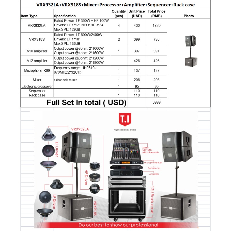 12インチ2ウェイフルレンジパッシブPAスピーカーセット、ス - Full Range Speaker のレビューと価格