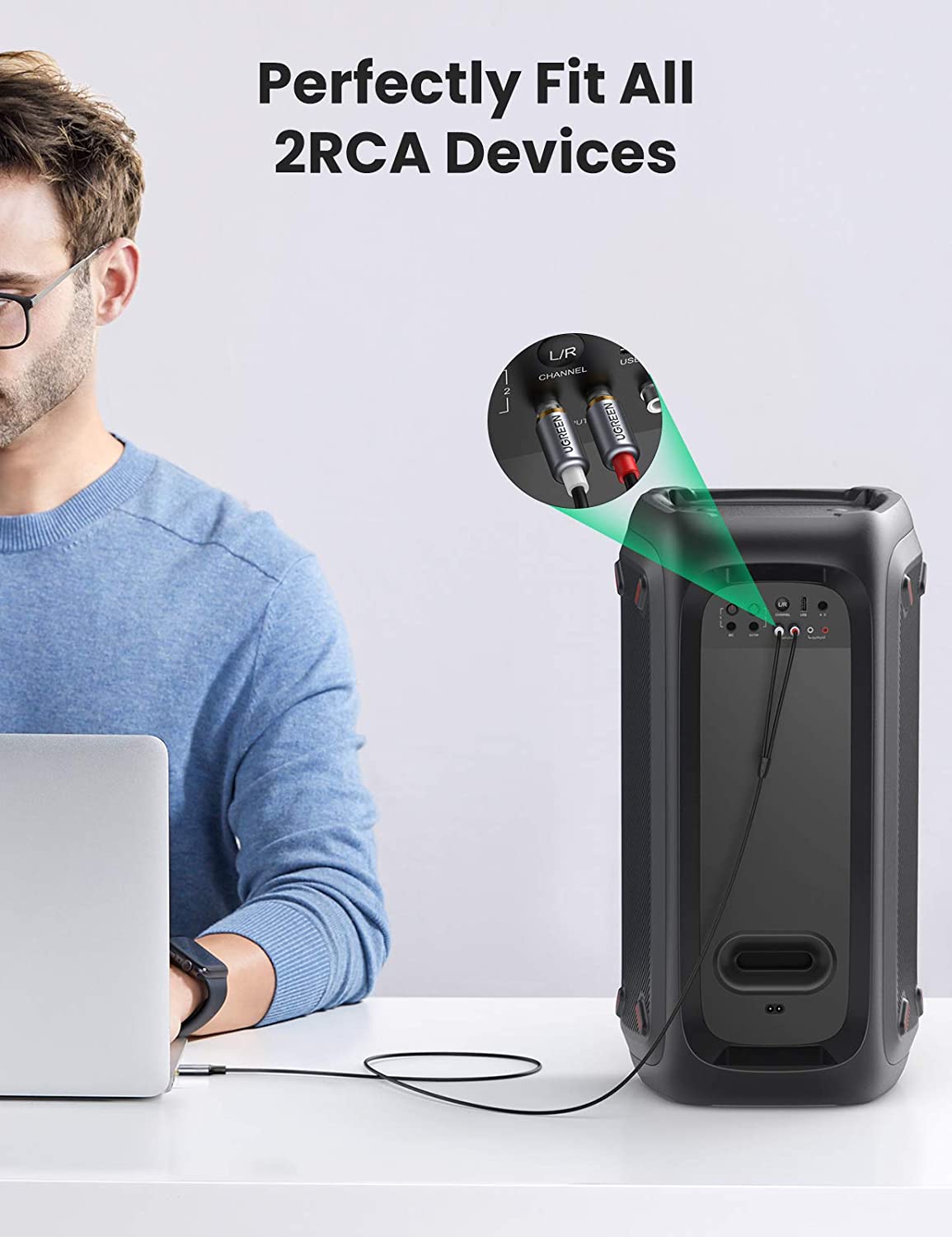UGREEN USB-C - RCA オーディオケーブル、T - Rca Cable のレビューと価格