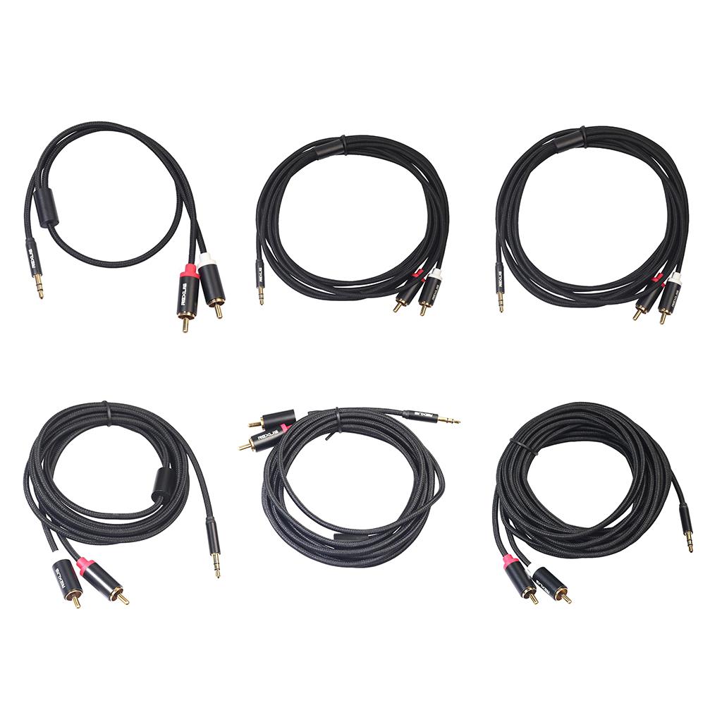 RCAオーディオ分配ケーブル、ブラック、3.5mm端子からデ - Rca Cable のレビューと価格