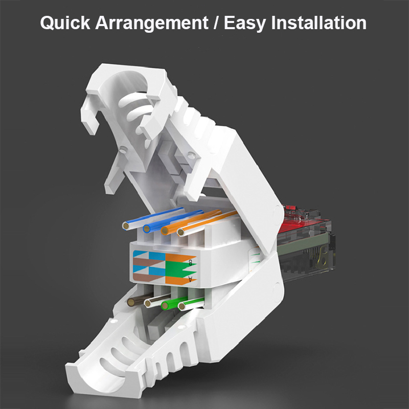2 個 Cat5E Cat6 RJ45 コネクタモジュラーツ - Rj45 Jack のレビューと価格