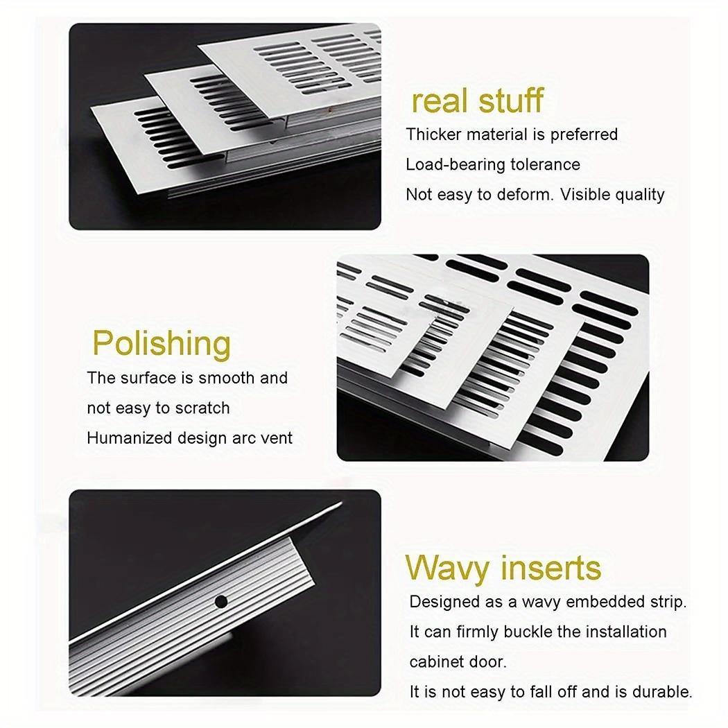 2 個 80 ミリメートル換気グリルアルミ合金エアベントグリ - Ventilation Grille Aluminum のレビューと価格
