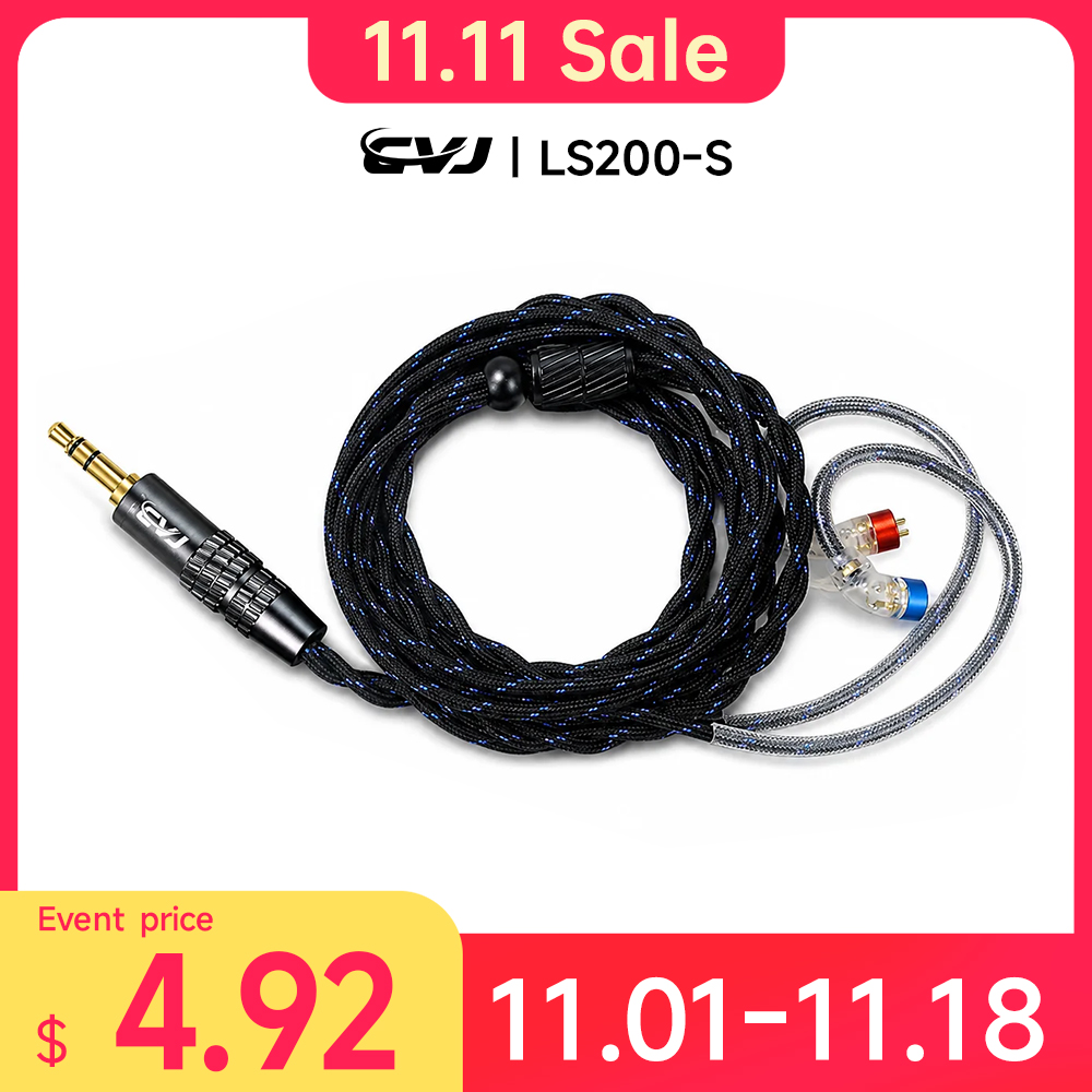 CVJ LS200-S イヤホンアップグレードケーブル 3. - Audio Dac のレビューと価格