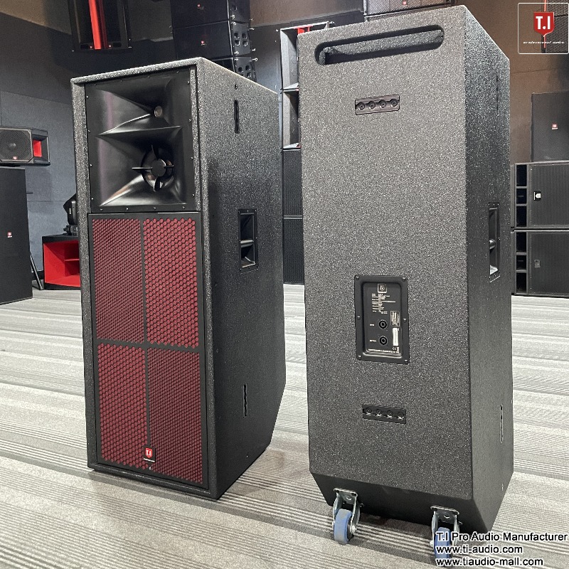 デュアル15インチ3ウェイフルレンジスピーカー屋外プロ用PA - Full Range Speaker のレビューと価格