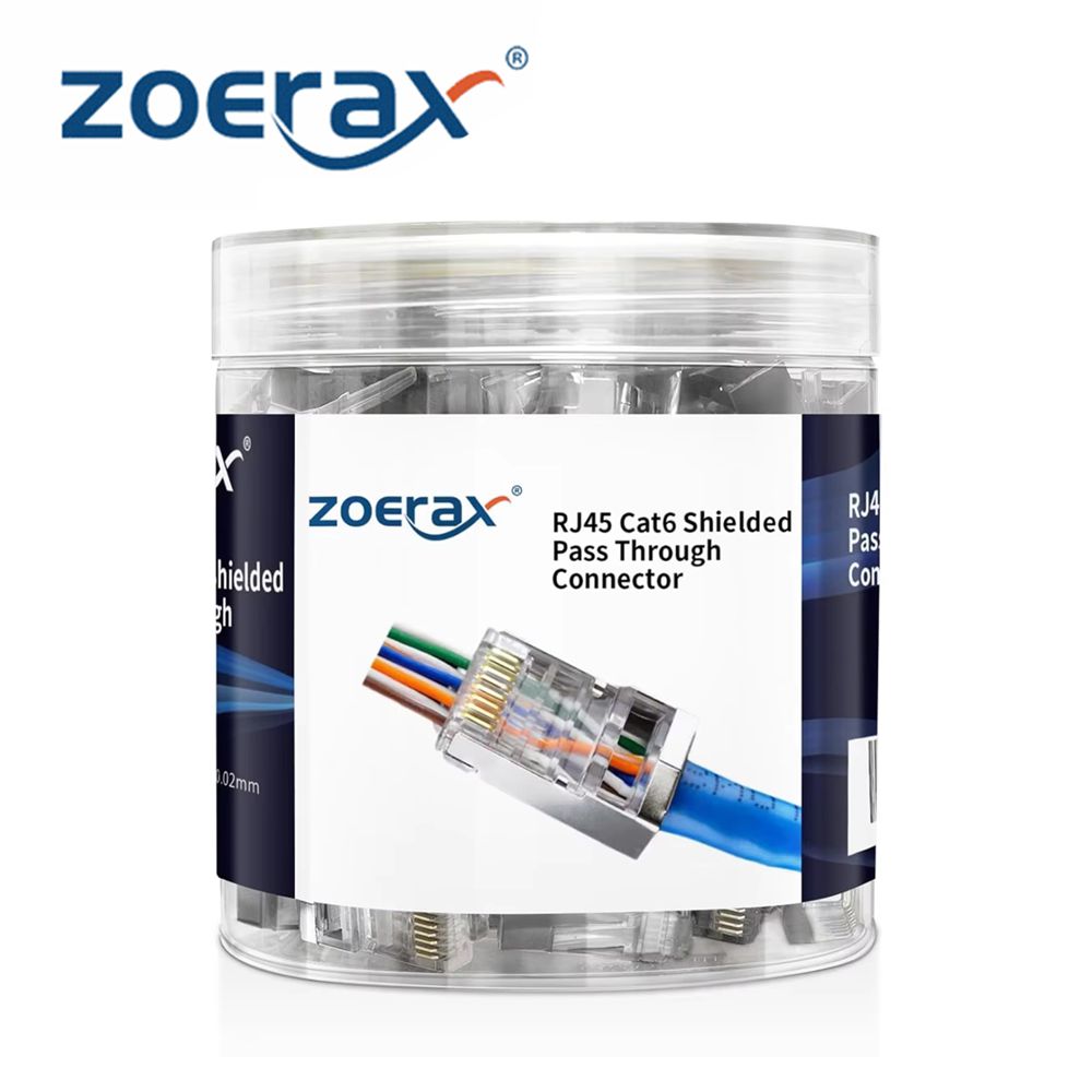 ZoeRax 100 個シールド RJ45 CAT5 CAT - Rj45 Jack のレビューと価格