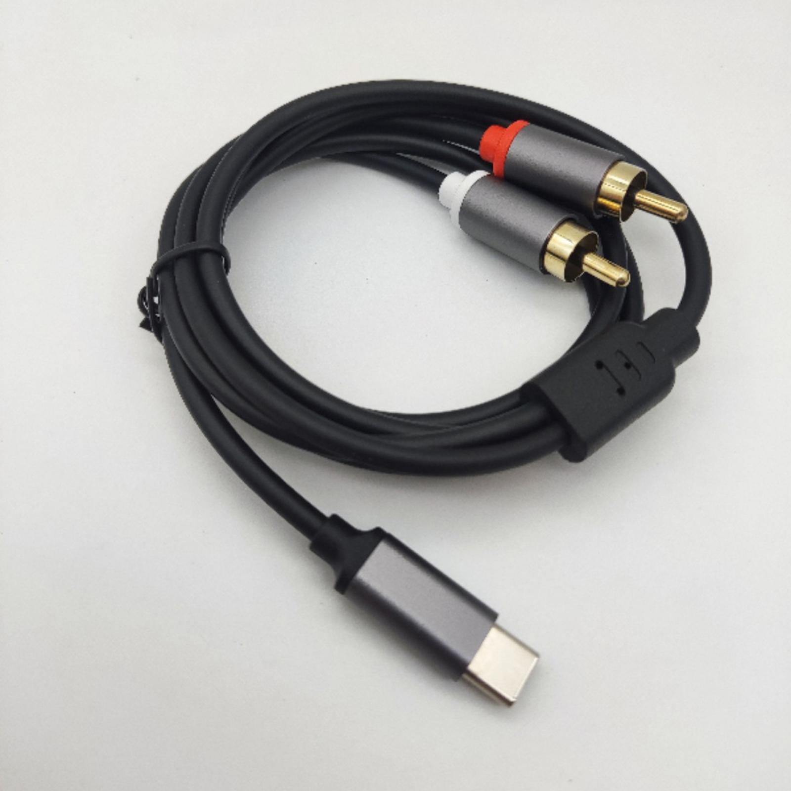 USB-C - RCAステレオオーディオケーブル。3.5mm - Rca Cable のレビューと価格