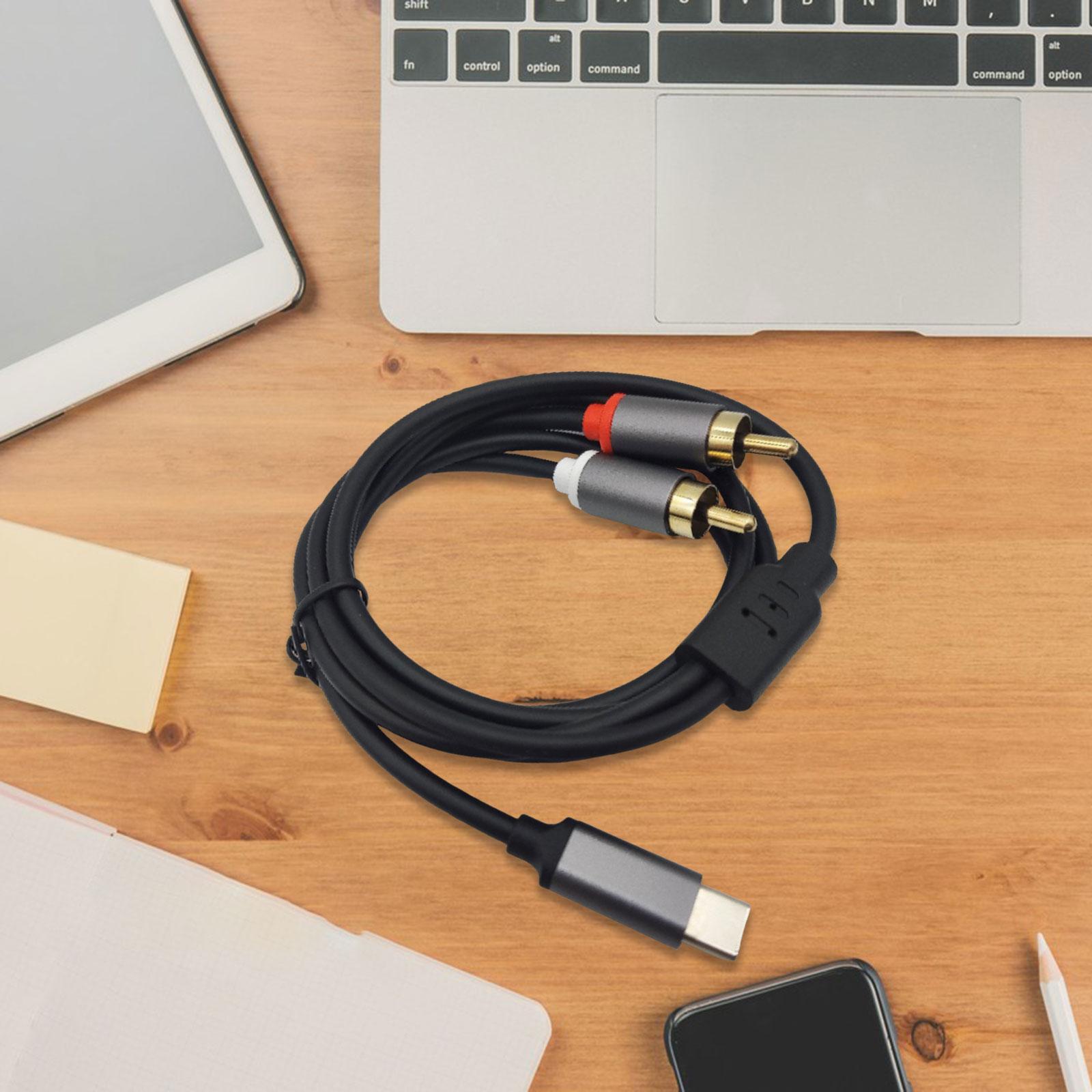 USB-C - RCAステレオオーディオケーブル。3.5mm - Rca Cable のレビューと価格