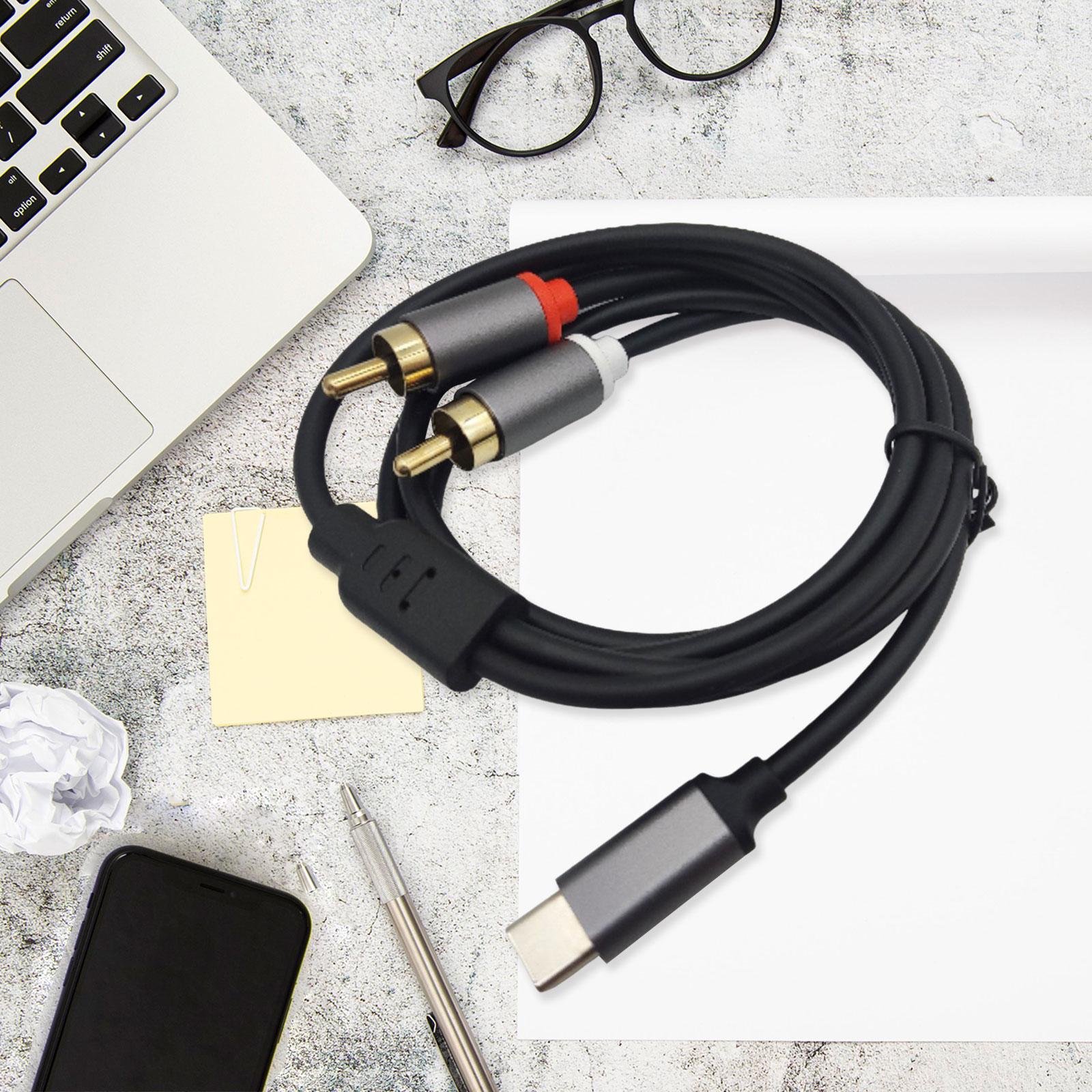 USB-C - RCAステレオオーディオケーブル。3.5mm - Rca Cable のレビューと価格
