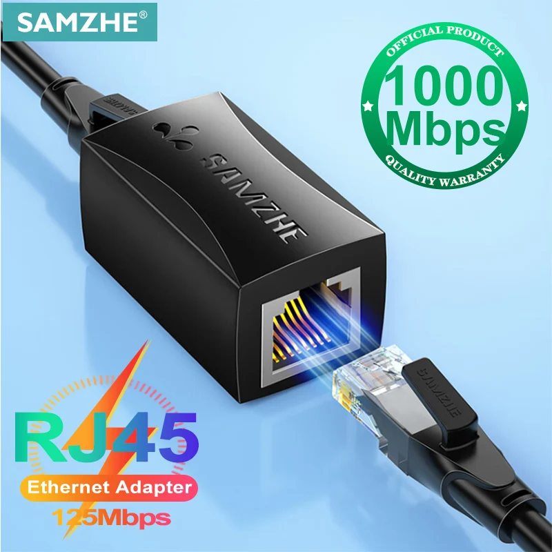 Samzhe-インターネット接続用イーサネットアダプター、L - Rj45 Jack のレビューと価格